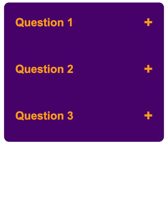 FAQ Widget Unbounce